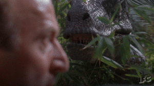 Clever girl moving image with a man